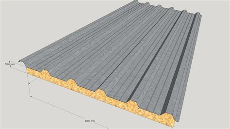 sketchup corrugated metal